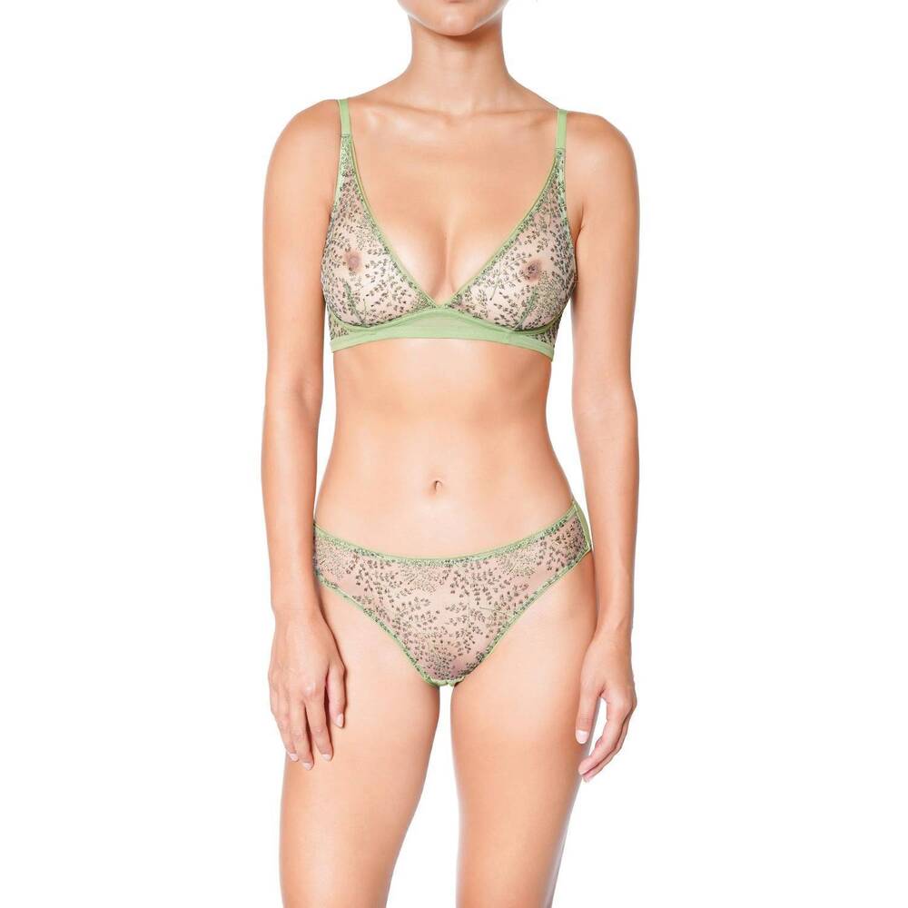 NEW HUIT brise bikini in green